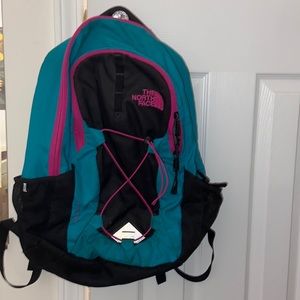 North face book bag!!